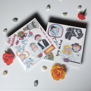 Vintage 2002 Fern’s Creations 12x12 Scrapbook Paper Lot 27 Wedding Western Sheet